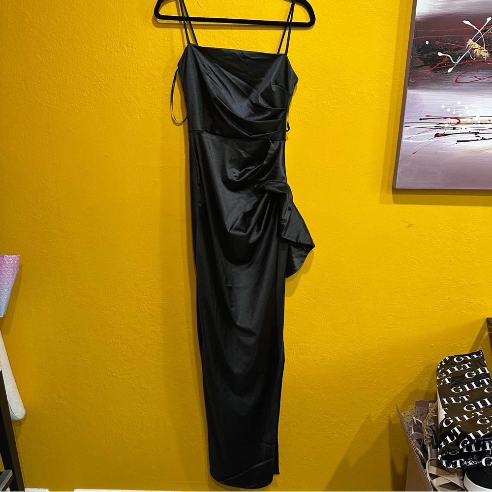 Windsor Black Asymmetrical Dress